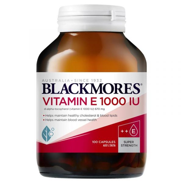 BLACKMORES 澳佳宝 维生素E胶囊 保护肌肤和心脏 1000IU 100粒