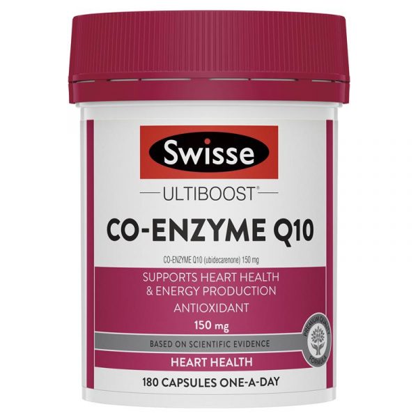 Swisse Co-Enzyme Q10 150mg 辅酶Q10胶囊 180粒