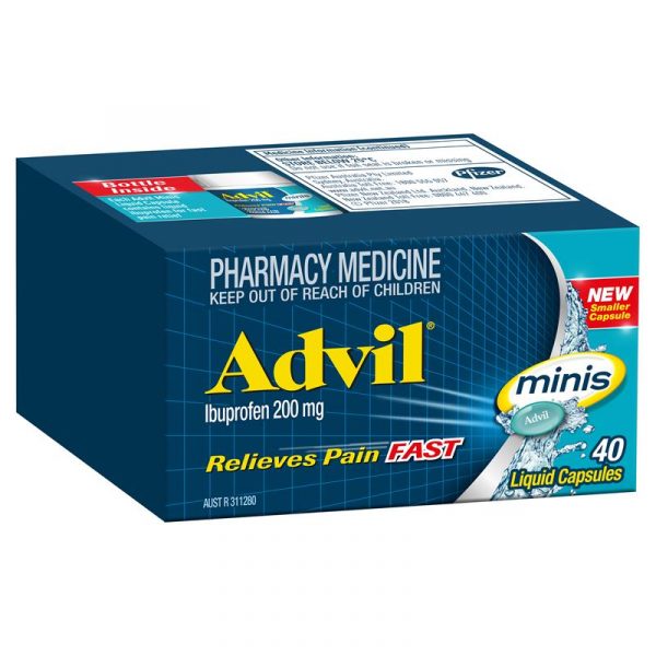 Advil 缓解疼痛止疼胶囊 迷你版 40粒
