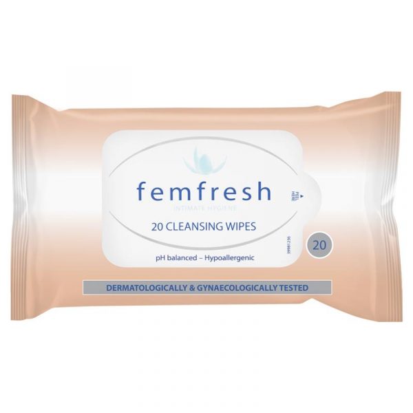 Femfresh 女性私处温和洁肤湿巾 20片