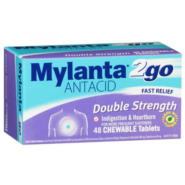 Mylanta胃能达双倍功效健胃消食咀嚼片 48片