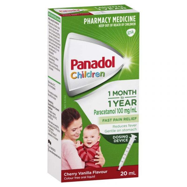 Panadol 必理痛（1个月以上到两岁）