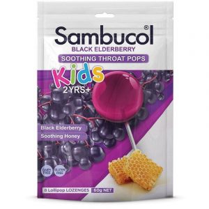 Sambucol 儿童舒缓喉咙黑接骨木润喉糖 8粒